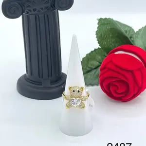 Beautiful bear ring # 2487 for any occasion