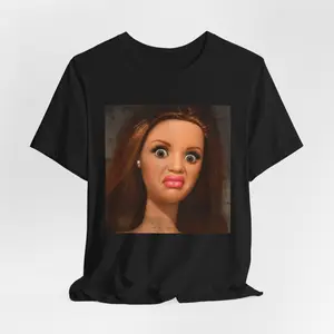 Disgusted Doll Face Meme Tee | Valentine's Gag Birthday Shirt