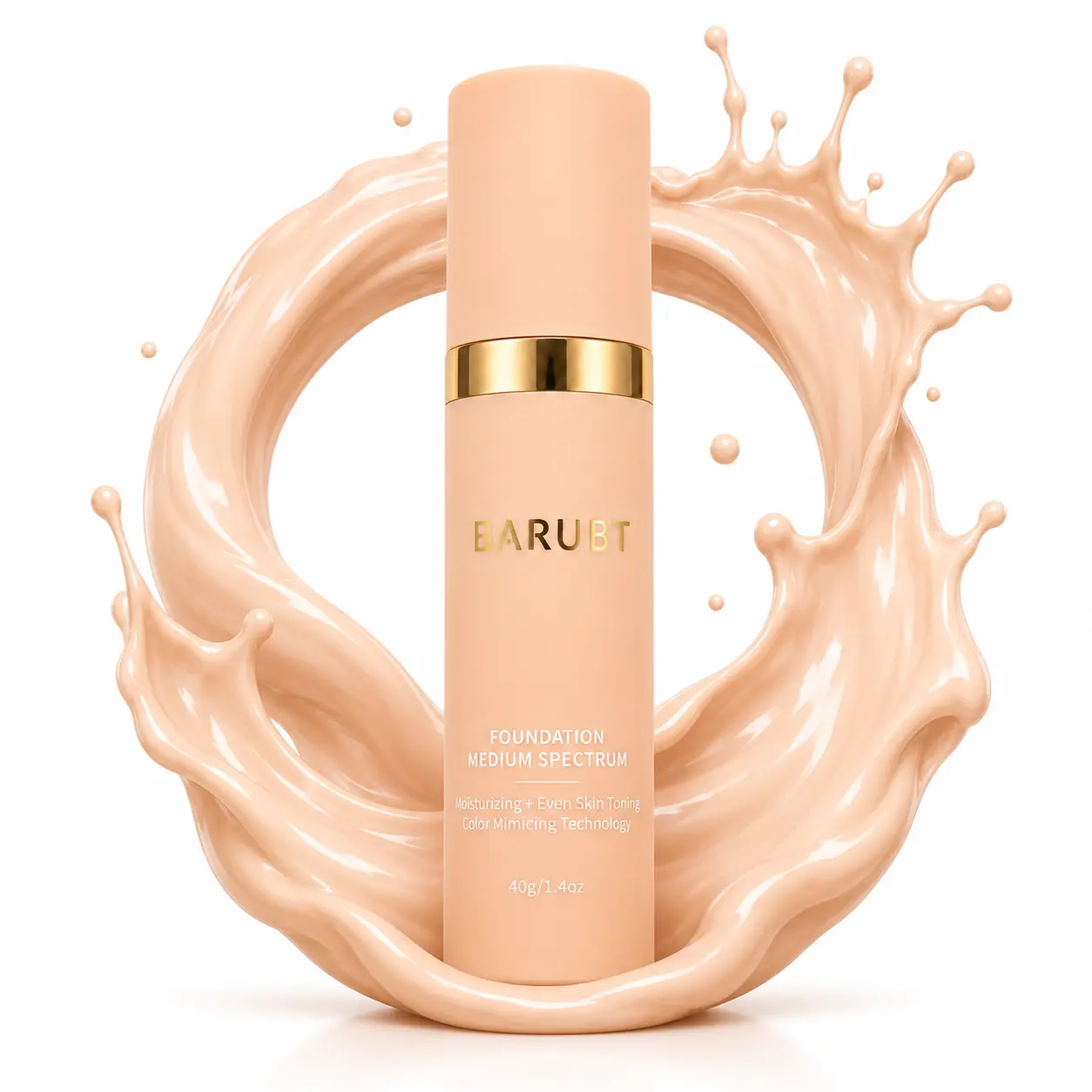 Color Changing Foundation for Women, Adaptive Tone Foundation Makeup, Lightweight Natural Dewy Finish, Buildable Coverage Liquid Foundation for Daily Beauty Routine