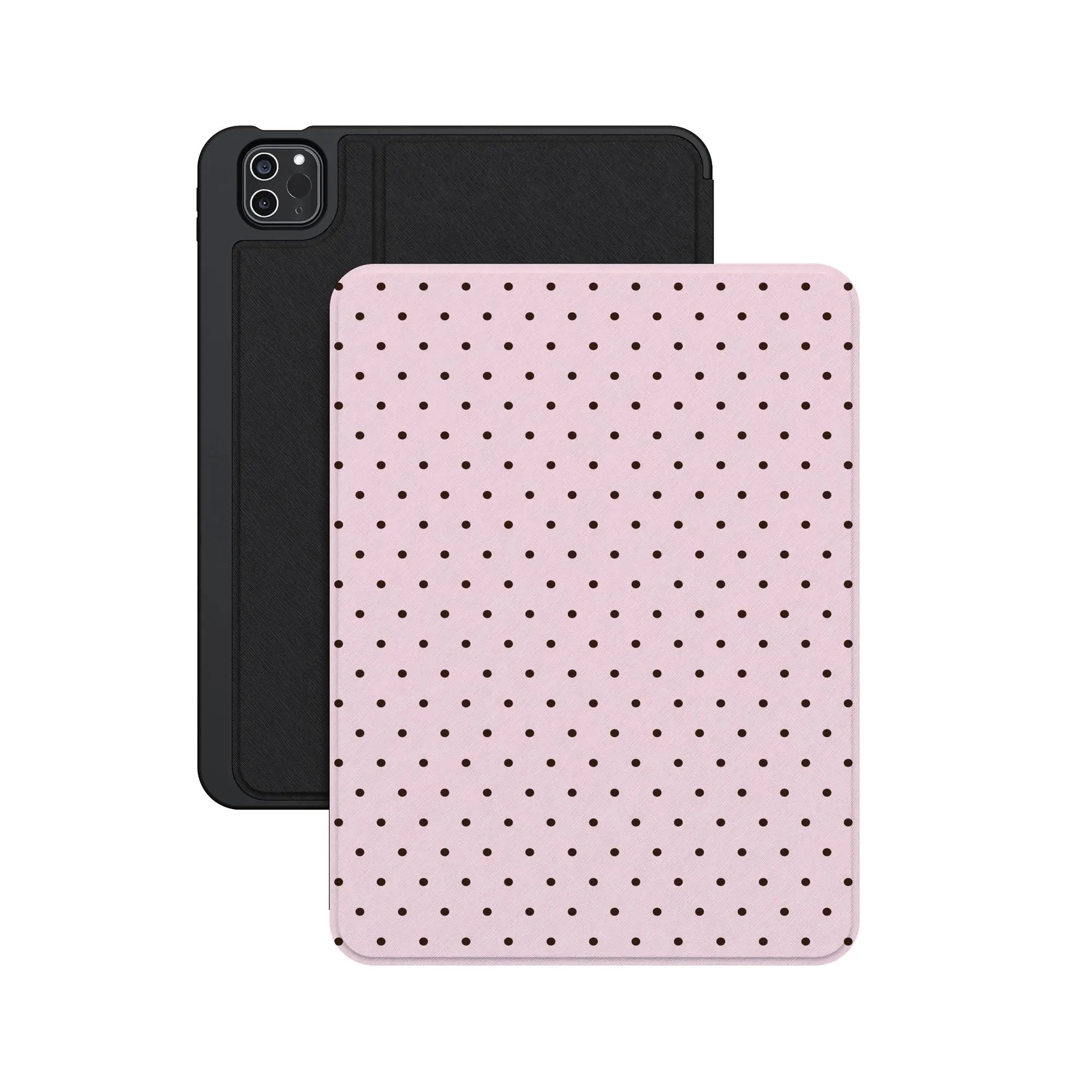 Casely iPad Case | On the Dot | Pink Polka Dot