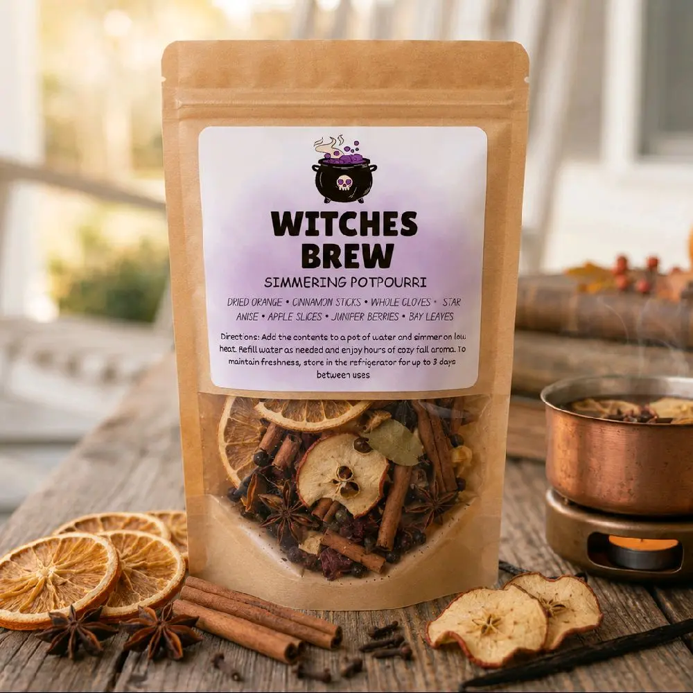 Witches Brew Simmering Potpourri | Halloween Stovetop Potpourri | Spooky Fall Home Fragrance | Cozy Autumn Simmer Pot Highly Scented