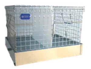Rabbit Carrier/Transport Cage - 2 Hole - 18x18x14