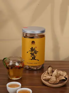 HaoHeShun 2010 Premium Authentic Chinese Traditional Dried Xinhui Tangerine Peel Chenpi, 125g Sugar-Free Caffeine-Free Natural Wellness Phytomedicinal Herbal Tea Beverage with Vitamin Content