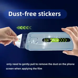 Introducing the Ultimate Full Cover Tempered Glass Screen Protector Installation Kit for iPhone 15 Series - Your Privacy, Protected! Accessories Protection