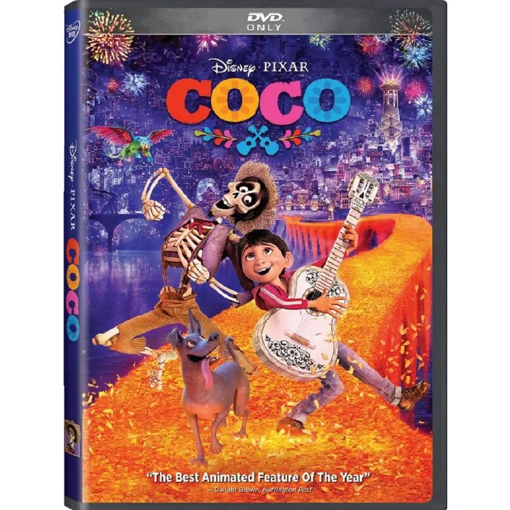 Disney Pixar Coco Animated Family Fun Adventure (Theatrical Release DVD)