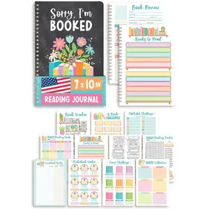 Reading Journal for Women - Book Log, Review & Rating Tracker for Book Lovers, Gifts for Readers & Kids Who Love to Read