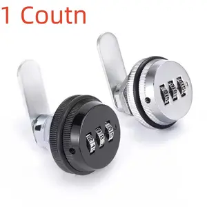 3-digit Combination Lock, Number Lock, Cabinet Cam Lock, Password Lock, Security Lock, Zinc Alloy Cabinet File Drawer Locker, Mechanical Password Lock for Mailbox Cabinet Door