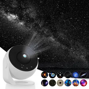 VanSmaGo Star Projector HD Image with 4K Replaceable 12 Galaxy Discs for Kids Large Projection Area LED Lights Auto-off Timer Ideal for Kids' Rooms Starry