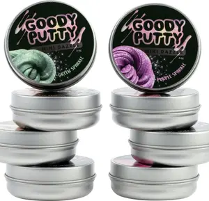 Dazzle Putty Toy Goody Putty Mini Tins 8 Pack