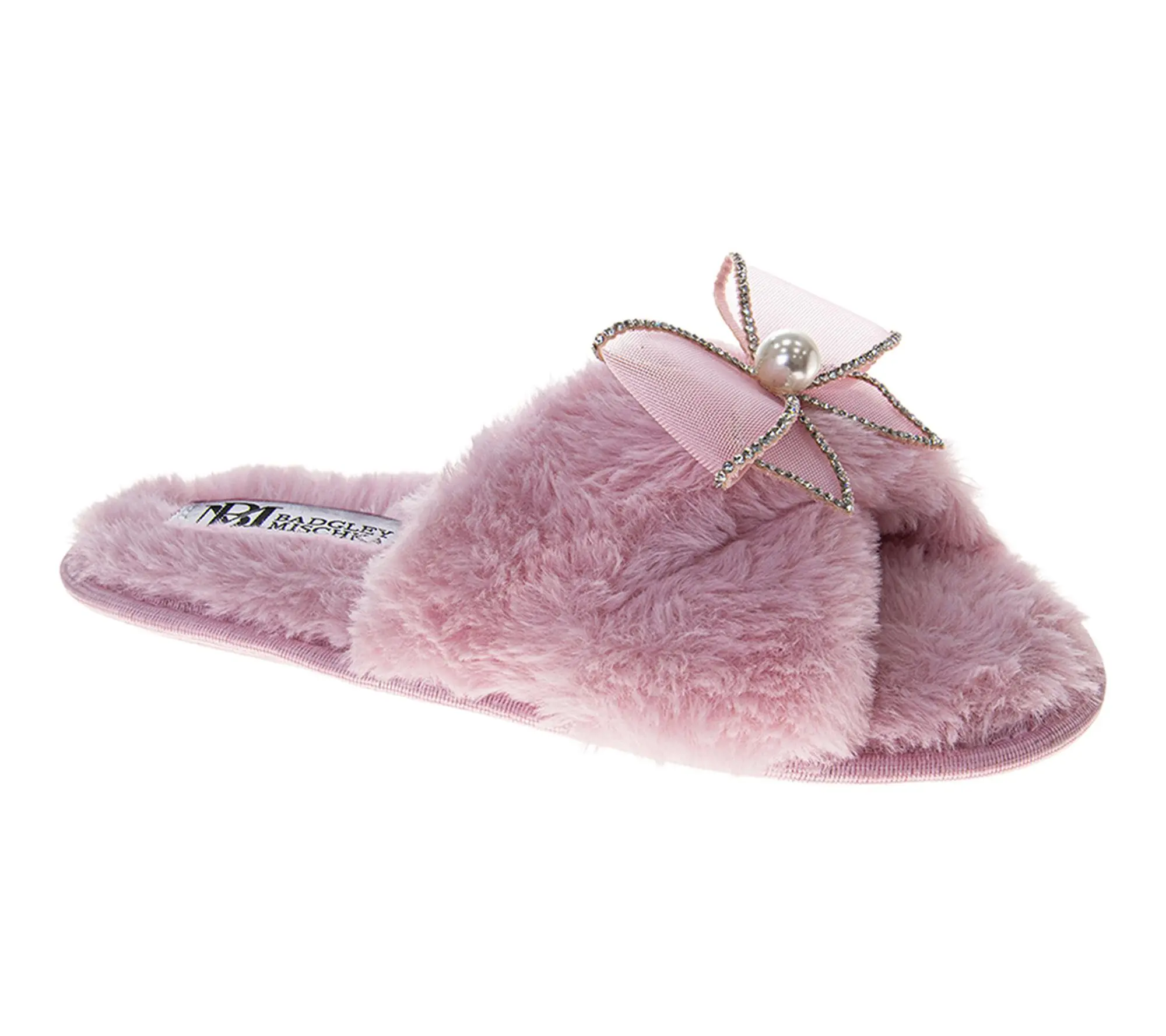 Badgley Mischka Women's Bow Slide Slippers