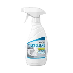 Jue-Fish Tile Cleaner Bathroom Tile Floor Marble Bright Strong Dirt Remover White Household Spray