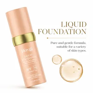 Hoygi Color Changing Concealer Foundation Hydrating Lightweight Long Lasting Natural Finish Waterproof Sweat Proof Flawless Coverage