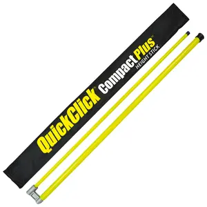 Quickclick Compact Plus Load Height Measuring Stick - Measures Up To 15 Feet - Measure Your Load Before You Hit The Road™ Tool Hardware Yellow