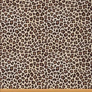 Leopard Print Upholstery Fabric,Cheetah Wild Animal Printed Fabric by The Yard,Animal Print Safari Fabric for Upholstery and Home DIY Projects,1 Yard, Cheetah Pattern