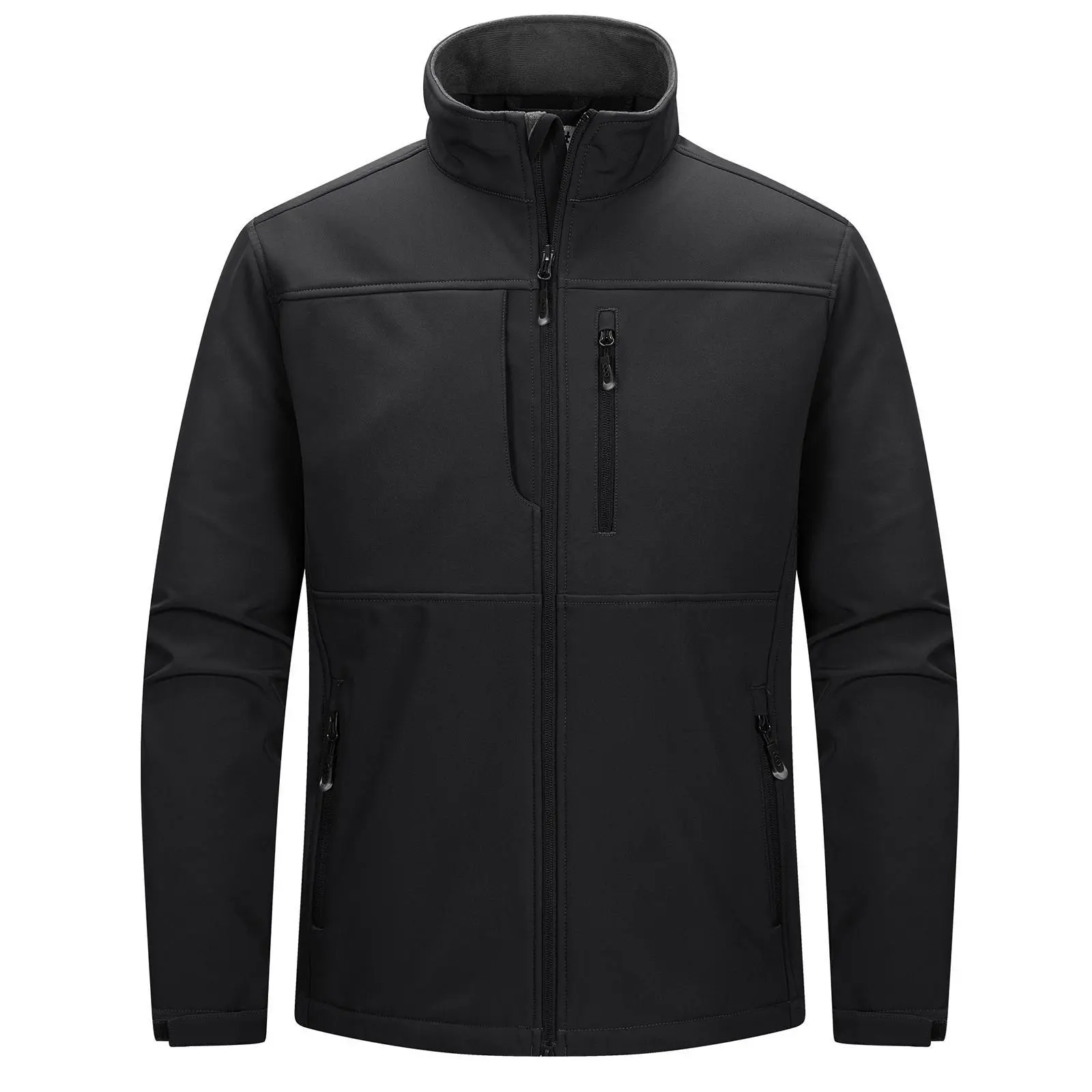 33,000ft Men's Lightweight Softshell Jacket Warm Fleece Lined Windbreaker Waterproof Soft Shell for Outdoor Hiking