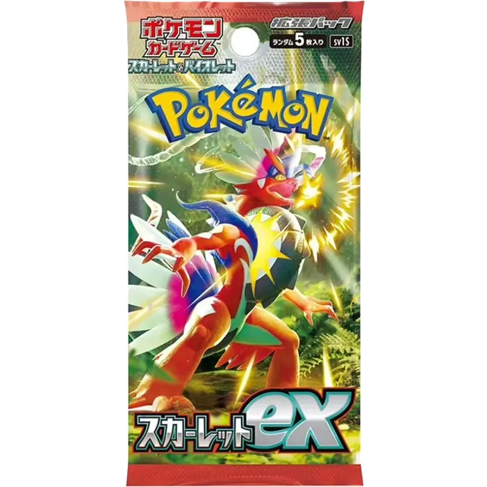 Pokemon Scarlet (sv1s) Japanese Trading Card Packs - 5-Card Collectible Packs