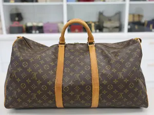 Pre-owned Louis Vuitton CANVAS Travel Bags KEEPALL MONOGRAM 50