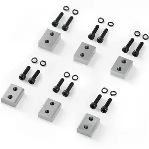 【fathersdaygift】VEVOR Electric Rebar Cutter Blade,6 PCS 16mm(5/8 Inch) Cutting DiameterHRC58-60 Hard Hydraulic Rebar Blade Replacement Jaw Blades with 12 Hexagon Screw and 12 Spring Washerfor Model RC-16