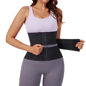 Soo Slick Waist Trainer for Women – Adjustable Triple Trainer Wrap, Tummy Wrap, Compression Shapewear, Breathable Spandex, Lightweight Seamless Fit