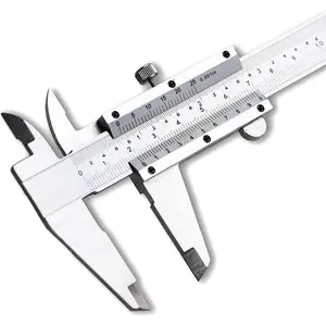 Vernier Caliper Measuring Tool 6" Stainless Steel, 0-6Inch/0-150mm Manual Non Digital Calipers, 0.001"/0.02mm High Precision Durable Micrometer