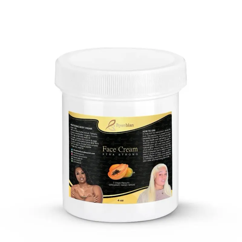Byenblan Papaya Face Cream - Hydrating & Brightening Formula with Papaya Extract