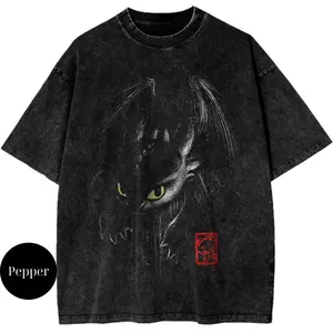 Toothless Shirt, How to Train Your Dragon Shirt, Anime Shirt, Vintage Tee, - Vintage Graphic Tee -  Unisex Menswear & Womenswear - Streetwear Tops - Casual Cotton Crewneck Shortsleeve Tshirt