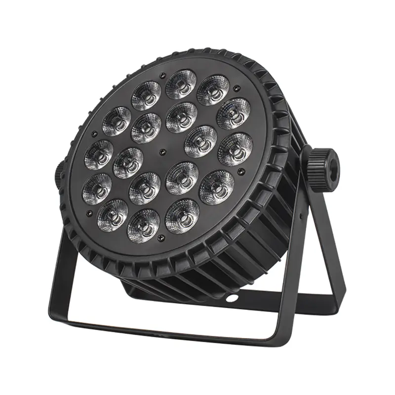 SHEHDS 18X18W DJ Stage Lights RGBWA+UV 6in1 Wash/Strobe Effect with DMX512 Control Sound LED Stage Par Lights Uplighting Lights for Concert Party Super Bright Leds Multi Mode Led