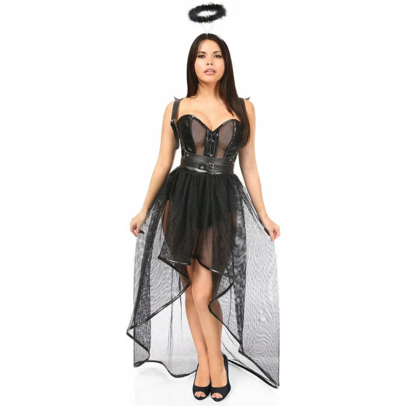 Lavish 4 PC Gothic Angel Costume