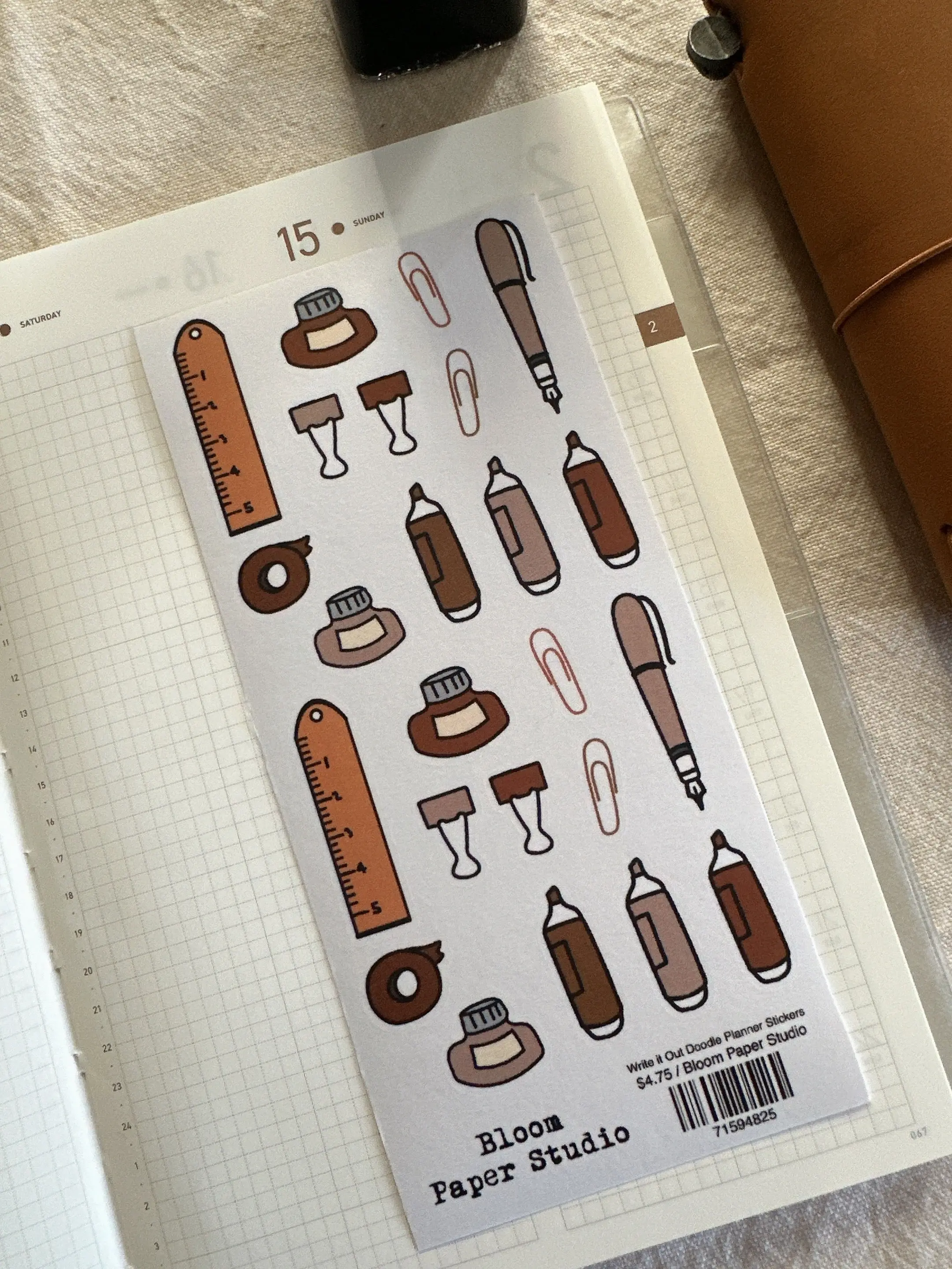 Write it Out Doodle Planner Stickers