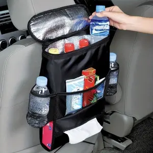 Upgrade Your Car Interior with this Universal Car Seat Back Multi-Pocket Bag, Car Interior Accessory - Keep Everything Organized!