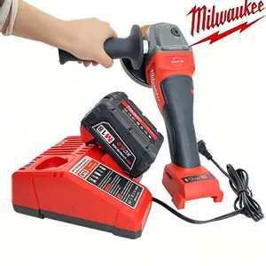 Milwaukee M18 18V 125mm Brushless Angle Grinder For Steel Processing And Jobsite Use Power Tool Variable RPM Compact Body M14 Spindle professional cordless angle grinder, Brushless Motor, M18 Series