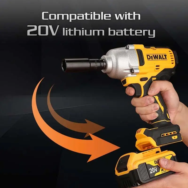 2025 DEWALT DCF900 Impact Wrench 1/2" Inch High Torque With Hog Ring Anvil 20V Brushless Cordless Wrench Dewalt Power Tools