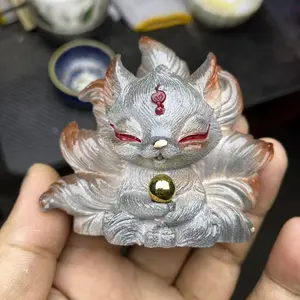 Master Jianzhan Handmade Fox Pattern Tea Pet