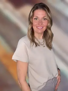 Arleth Woven Dobby Rolled Sleeve Top