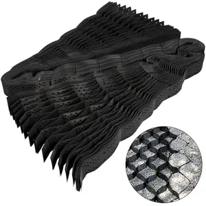 【DealsForYouDays】VEVOR Geo Grid Ground Grid 9x17 ft, Geo Cell Grid 4 Inch Thick, Gravel Grid HDPE Material, Ground Stabilization Grid 1885 LBS Per Sq, Tensile Strength Gravel Ground Grid for Slope Driveways, Garden