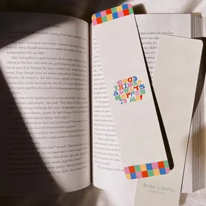 good things always happen to me bookmark - 2x8in decorative bookmark - book accessories