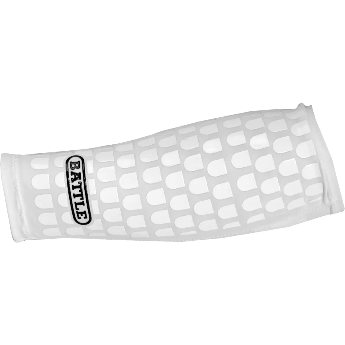 Battle Sports Ultra-Stick American Football Forearm Sleeve - White, Unisex Lycra Spandex, Arm Compression, Tackiness Grip, Comfortable Wear, Breathable Sports Arm Sleeves