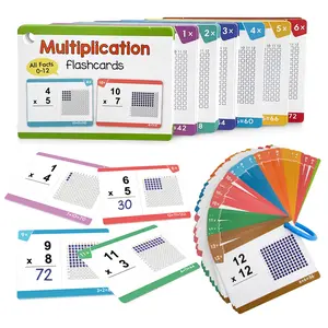 Multiplication Flashcards for Math Learners, Essential Educational Tool for Skill Reinforcement, Perfect Christmas Gift for Math Practice