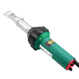 Father's Day Gift VEVOR Hot Air Plastic Welder 1600W PVC TPO Vinyl Heat Gun Torch & 4 Accessories
