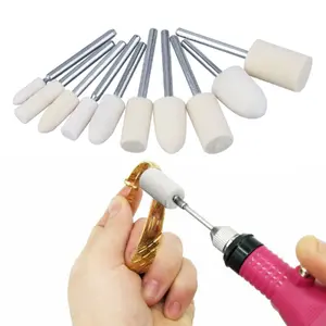 20Pcs Felt Polishing Buffing Pads Wheel Wool Plastic Rotary Tool Kit for Dremel