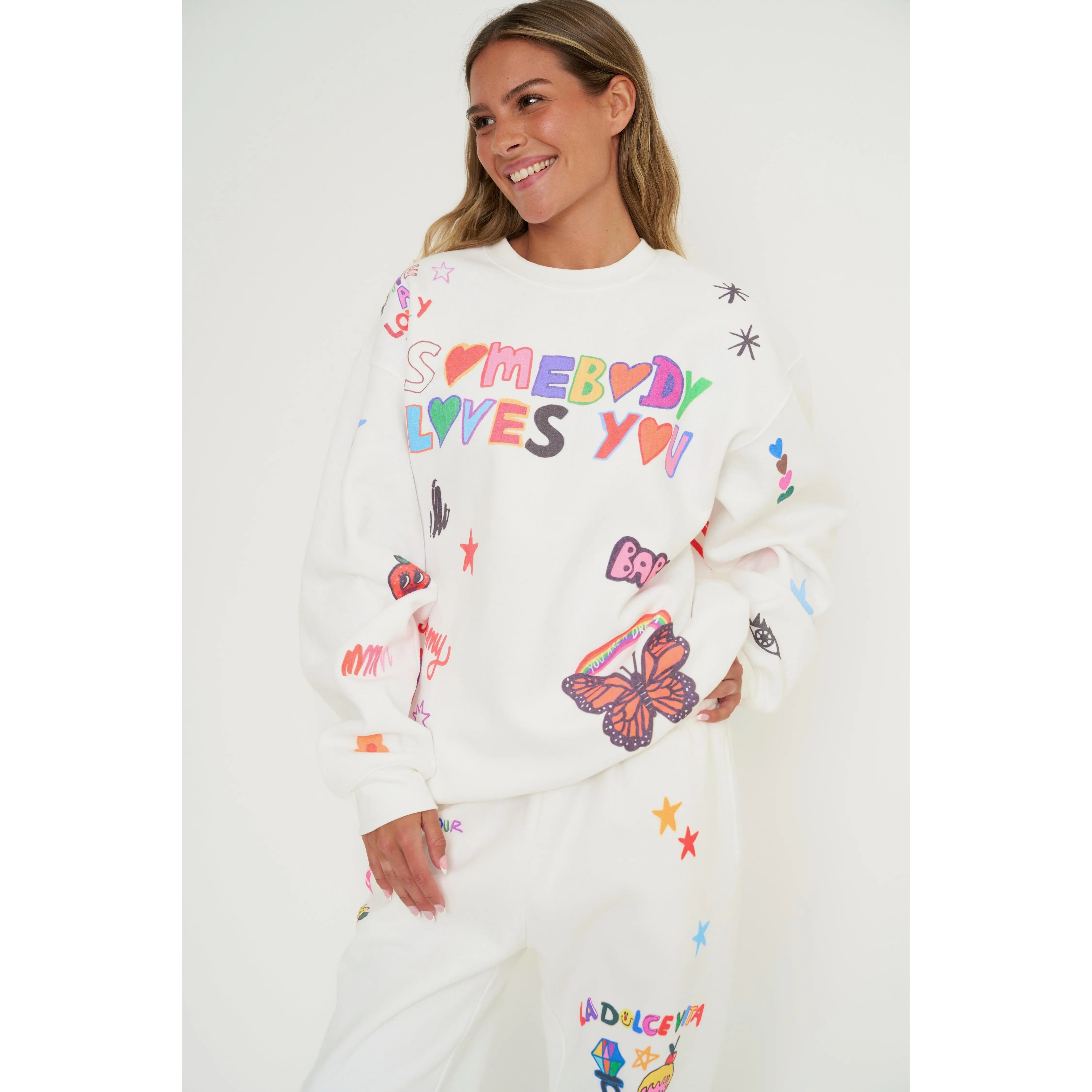 Mayfair x @iscreamcolour Somebody Loves You Crewneck