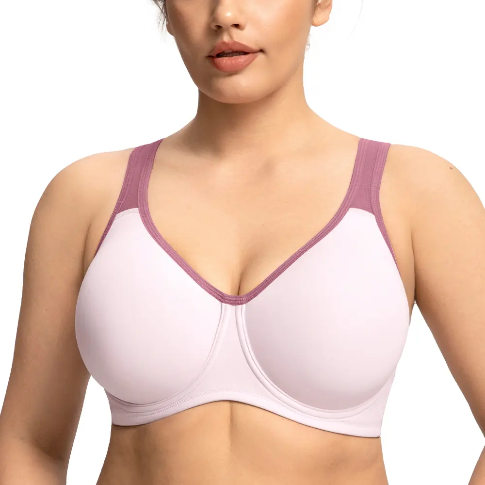 HSIA ComfyArc Hybrid Sports Bra Activewear, Workout Bra for Plussize Women, Soft Support, Non-Padded, Unlined, Full Coverage, Wide Strap, Outside Underwire, Everyday Womenswear Fitness Clothes #summerwins