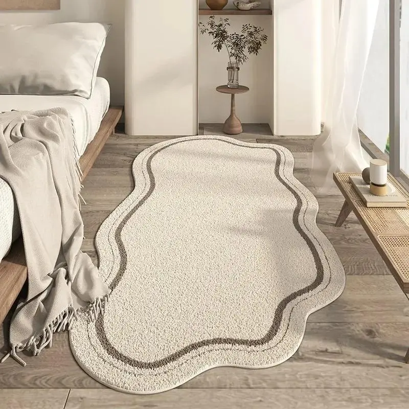 Irregular Cloud Shaped Rug, Modern Indoor Rug, Soft Area Rug, 1 Count Modern Simple Soft Floor Mat, Creative Fashion Home Decor for Living Room Bedroom, Vanity Decor Accessories, Home Decor Rugs, Home Decorative Rugs, Machine Washable Rug