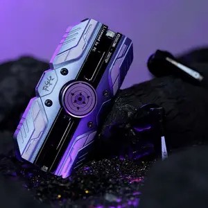 Officially Licensed Naruto Sasuke Wireless Earbuds with Sharingan Design, Perfect Birthday/Christmas/Graduation Gift for Anime Fans, Cool Mecha Style Charging Case with Fidget Spinner, HiFi Stereo Sound, Low Latency Gaming Headphones.
