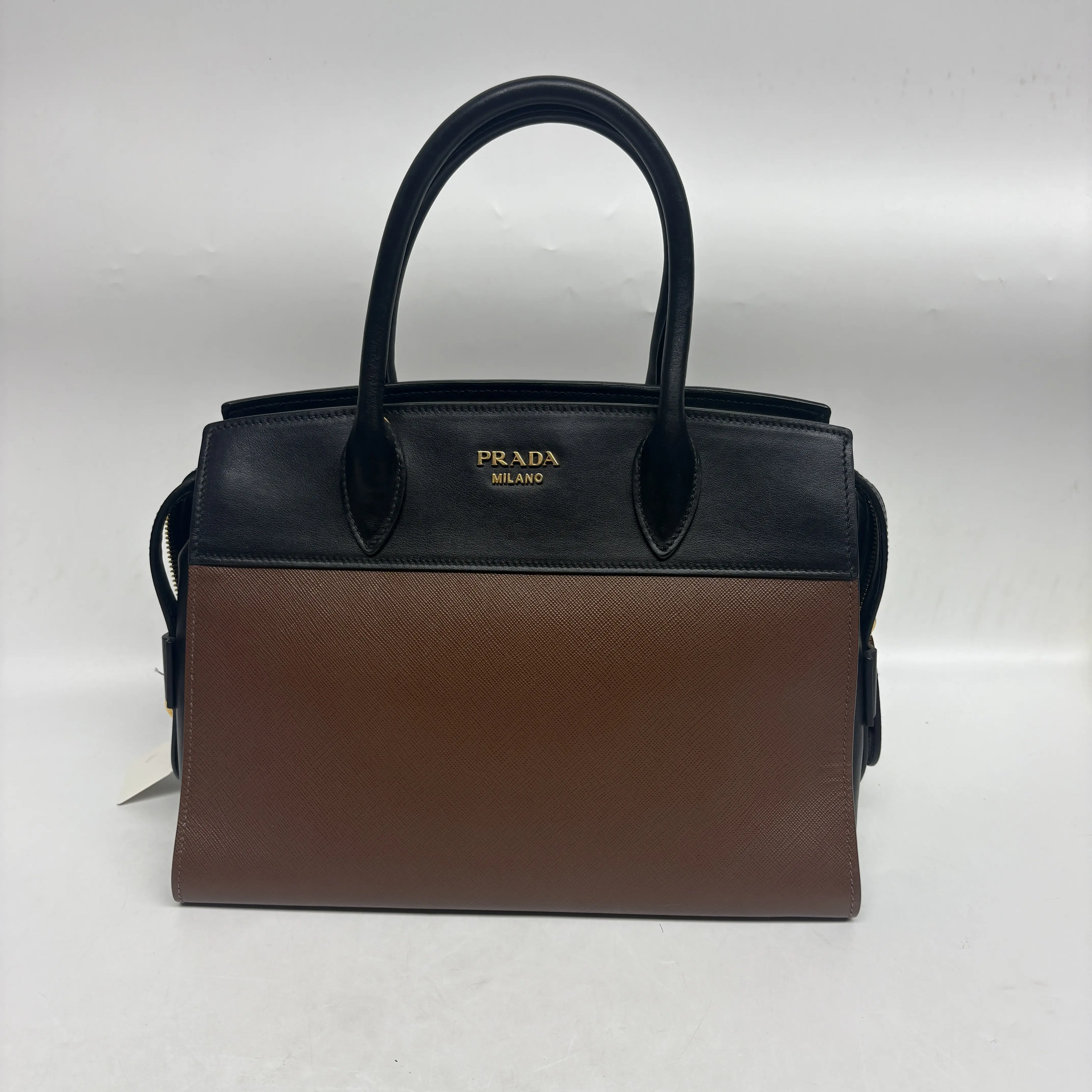 Pre-owned Calfskin Crossbody Bags Prada Saffiano Bag