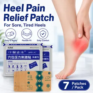 Special patch for heel pain that relieves foot bottom burning and improves walking discomfort caused by heel spurs and plantar fascia inflammation. It relaxes tight plantar fascia and provides daily foot soothing care for office workers and middle-aged/el