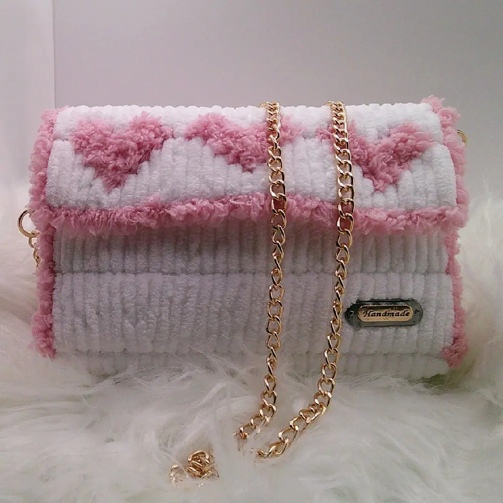 Canvas Macramé Crossbody Bag