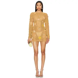 Leslie Amon X Revolve Treasure Starfish Mini Dress in Desert Sunrise