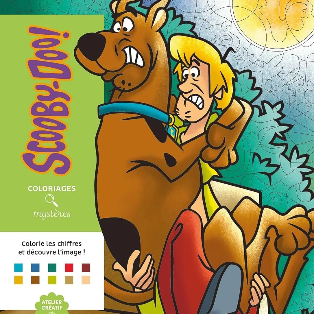 # 10 - Color by Numbers Coloring Book for Children and Adults - scoob Cover Soft Cover with Characters and Easy-to-Follow Coloring Pages number books cozy Adult