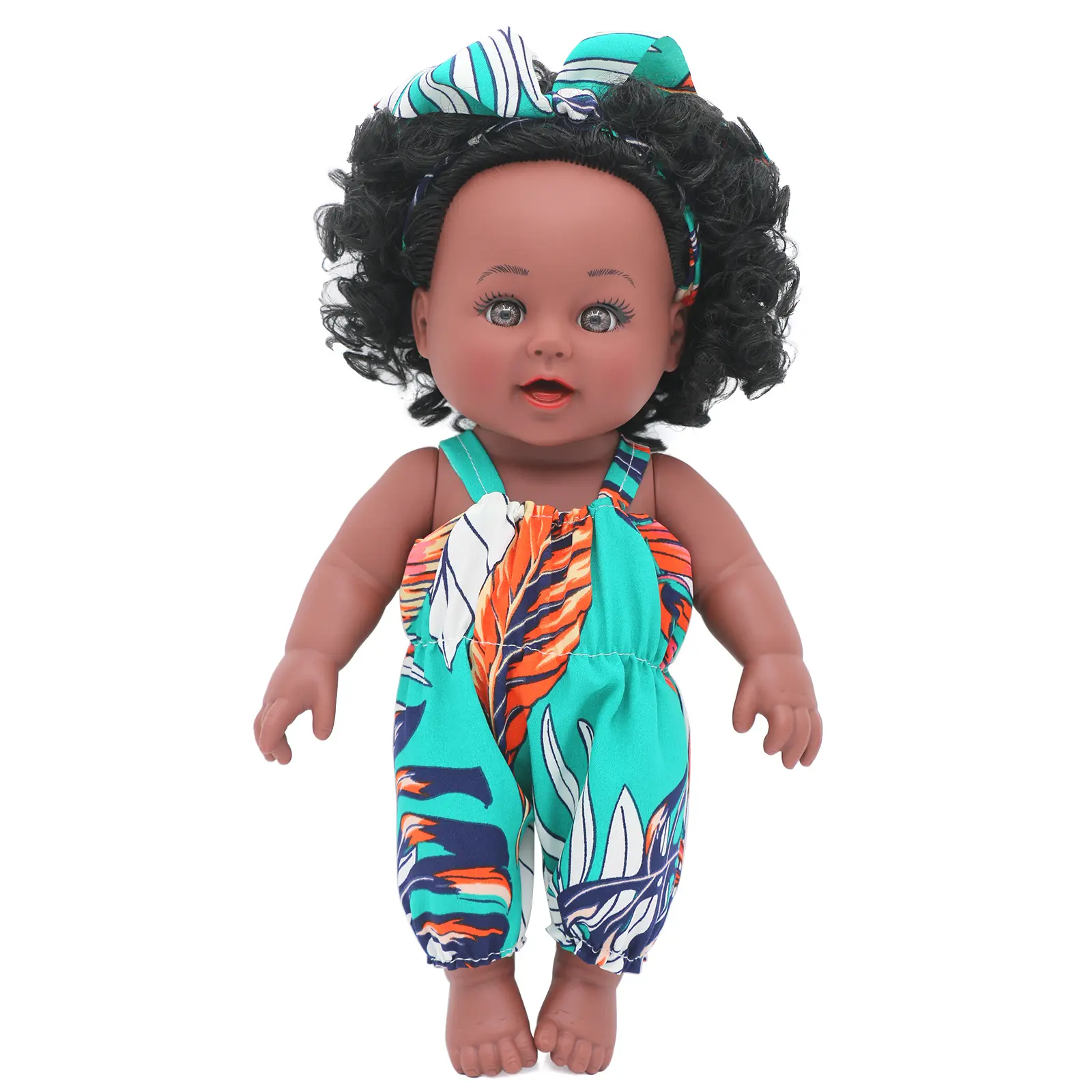 30cm Reborn Baby Doll, 11.81 Inches Lifelike Newborn Doll with Handmade Dress, Realistic Soft Body Unisex Doll for Kids' Birthday Gift